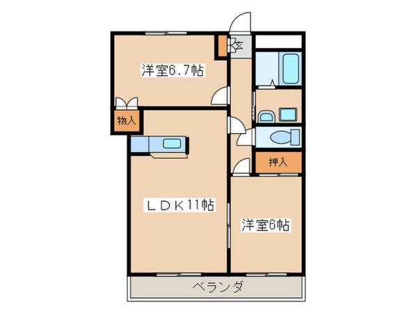 メゾン１２０９の物件間取画像